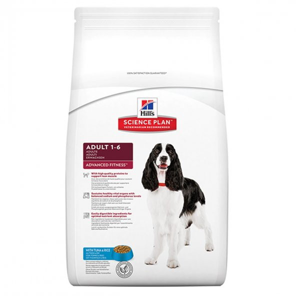 Hills Science Plan Tuna Rice Ton Balıklı Köpek Maması 12Kg