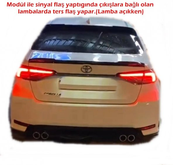 Sinyal Tersleyici Modül Sinyal ve Parkların Ters Cakışması Uyumlu - 2