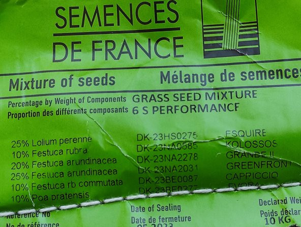 PERFORMANCE 6S ÇİM TOHUMU (10 KG) - Resim 2