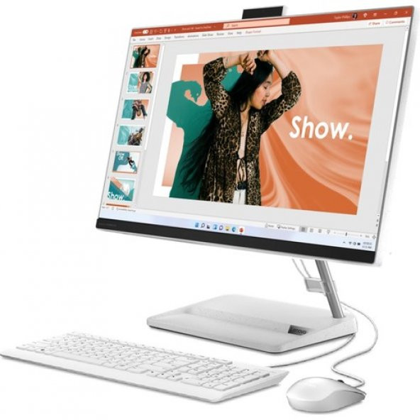 Lenovo Ideacentre Aıo 3 F0GJ00GSTX Intel Core I5-12450H 8gb 512GB SSD Intel Iris Xe Graphics 27" Fhd IPS Freedos All In One Bilgisayar - 2