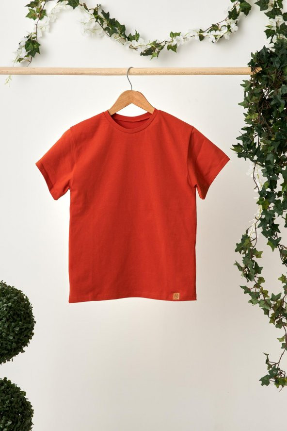 Lacivert-Kiremit Erkek Çocuk %100 Pamuklu Penye Oversize Gri T-Shirt Yumuşak Lacivert Bandana 2'Lİ TAKIM  Trend Seri3 - 6