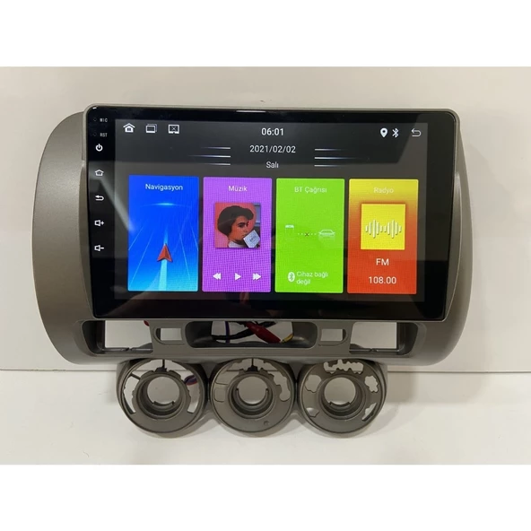 HONDA JAZZ ANDROİD 14 2-32 MULTİMEDYA CARPLAY-KAMERA-IPS - Resim 2