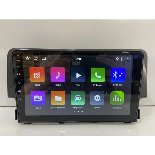 HONDA CİVİC FC5 ANDROİD 14 2-32 MULTİMEDYA CARPLAY-KAMERA-IPS