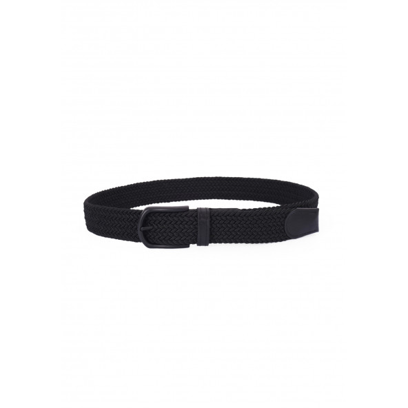 PRSBelt Elastik Örgü Kemer Kadın Erkek 35 mm Keten Kanvas Jeans Kot Pantolon Kemeri Uniseks Kemer - 3