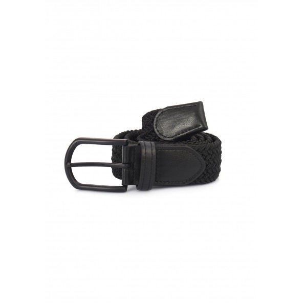 PRSBelt Elastik Örgü Kemer Kadın Erkek 35 mm Keten Kanvas Jeans Kot Pantolon Kemeri Uniseks Kemer - 4