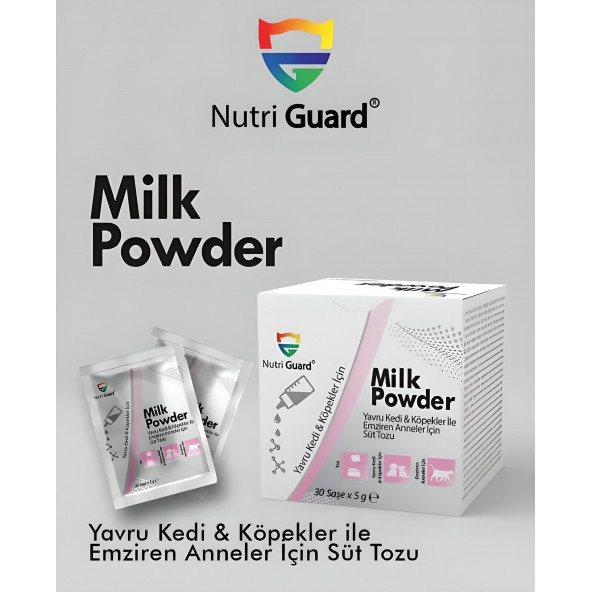 NutriGuard Milk PowderYavru Kedi,köpekler Ve Emziren Anneler Için Süt Tozu Nutriguard Milk Powder