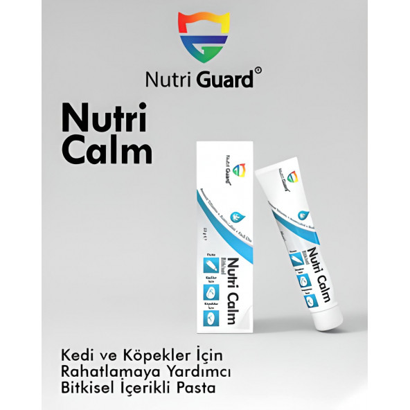 NutriGuard Nutri CalmKedi Ve Köpekler Için Rahatlamaya Yardımcı Bitkisel Içerikli Pasta Nutri Calm