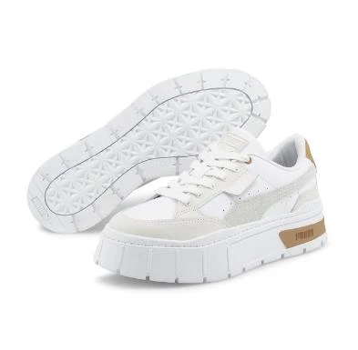 Puma Mayze Stack Luxe Beyaz Spor Ayakkabı 38985305 M-41 - 2