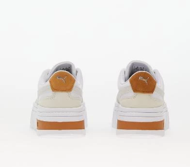 Puma Mayze Stack Luxe Beyaz Spor Ayakkabı 38985305 M-41 - 4