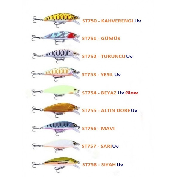 Avmatik MG075 Minnow Jerk 4.5 Cm Suni Yem