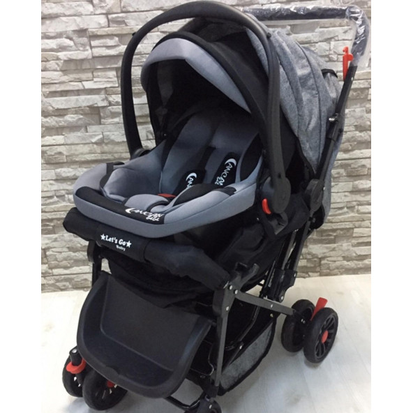 Bebek Çeyiz Seti 15Parça Çift Yön Bebek Arabası Beşik Ana Kucağı Yürüteç Küvet Puset Mama Sandalyesi - 4