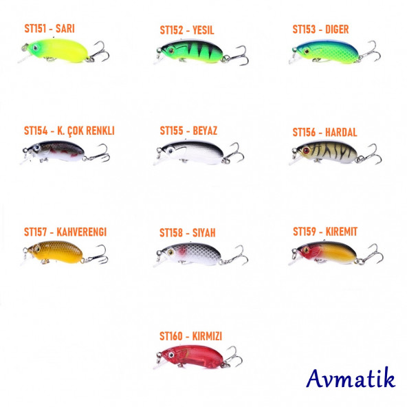 Avmatik Mullet Kasna 5 Cm 7 Gr Suni Yem