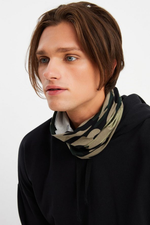 kamuflaj Erkek 4 fonksiyonlu Koruyucu Pamuklu, Esnek, Terletmez, Bandana, Boyunluk, Buff, Maske - 8