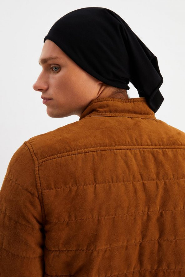 Siyah Erkek 4 fonksiyonlu Koruyucu  Pamuklu, Esnek, Terletmez, Bandana, Boyunluk, Buff, Maske - 8