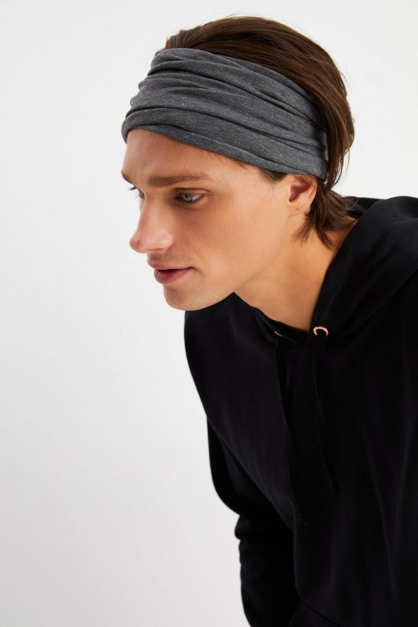 Füme Erkek 4 fonksiyonlu Koruyucu  Pamuklu, Esnek, Terletmez, Bandana, Boyunluk, Buff, Maske - 8