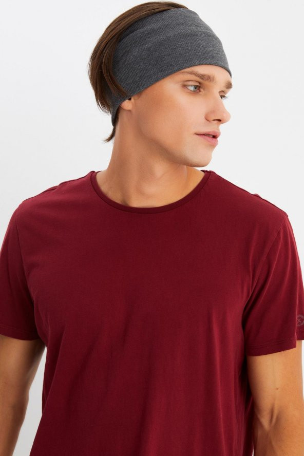 Füme Erkek Pamuklu Kaşkorse, Kaymaz, Terletmez, Ultra Hafif, Spor Saç Bandı Bandana Buff - 3