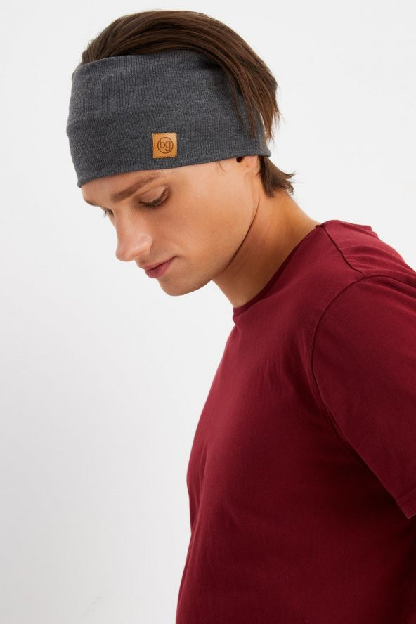 Füme Erkek Pamuklu Kaşkorse, Kaymaz, Terletmez, Ultra Hafif, Spor Saç Bandı Bandana Buff - 4