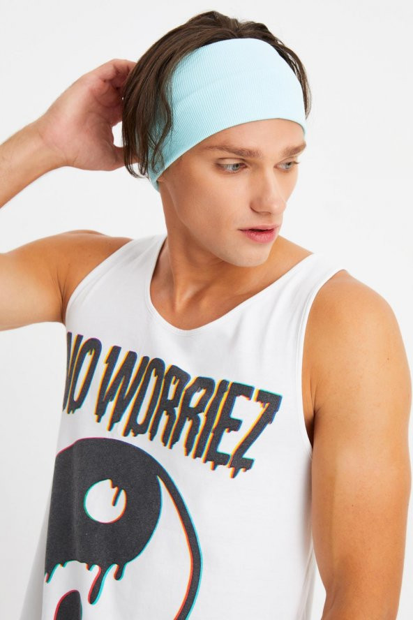 Aqua Erkek Pamuklu Kaşkorse, Kaymaz, Terletmez, Ultra Hafif, Spor Saç Bandı Bandana Buff - 4