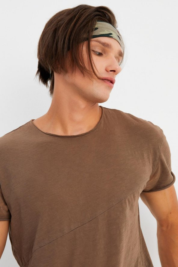 Kamuflaj Erkek Pamuklu Penye, Kaymaz, Terletmez, Ultra Hafif, Spor Saç Bandı Bandana - 5