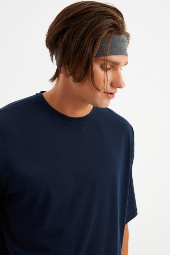 Füme Erkek Pamuklu Penye, Kaymaz, Terletmez, Ultra Hafif, Spor Saç Bandı Bandana - 5