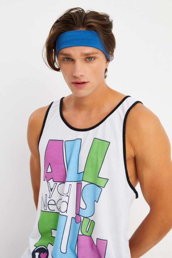 Parlament Erkek Pamuklu Penye, Kaymaz, Terletmez, Ultra Hafif, Spor Saç Bandı Bandana - 5