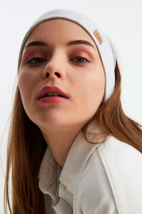 Pudra-Melanj 2'li Pamuklu Kaşkorse, Kaymaz, Terletmez, Ultra Hafif, Spor Saç Bandı Bandana Buff - Resim 8