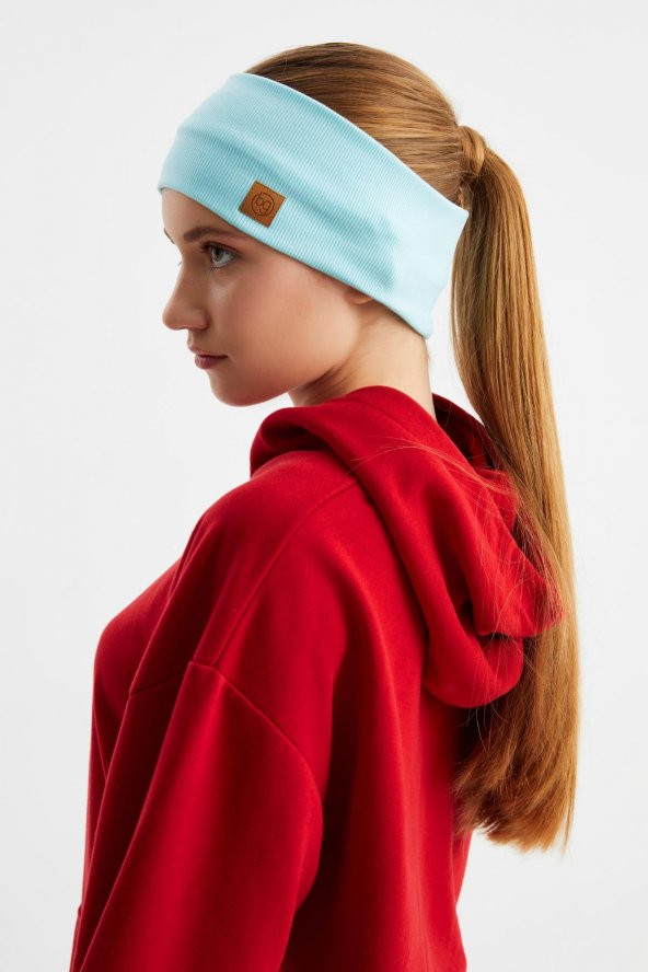 Aqua-Çimen Yeşil 2'li Pamuklu Kaşkorse, Kaymaz, Terletmez, Ultra Hafif, Spor Saç Bandı Bandana Buff - 7