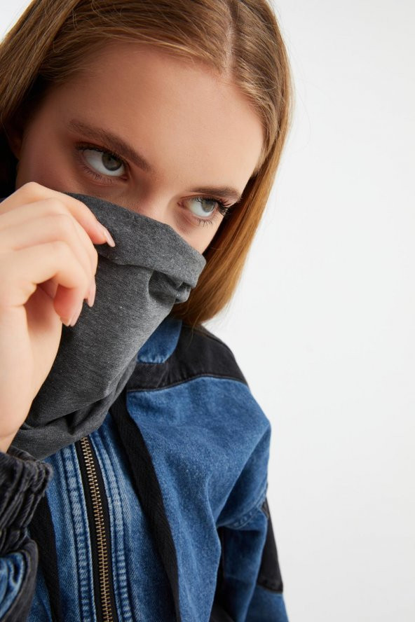 Füme Kadın 4 fonksiyonlu Koruyucu, Pamuklu, Esnek, Terletmez, Bandana, Boyunluk, Buff, Maske - 8