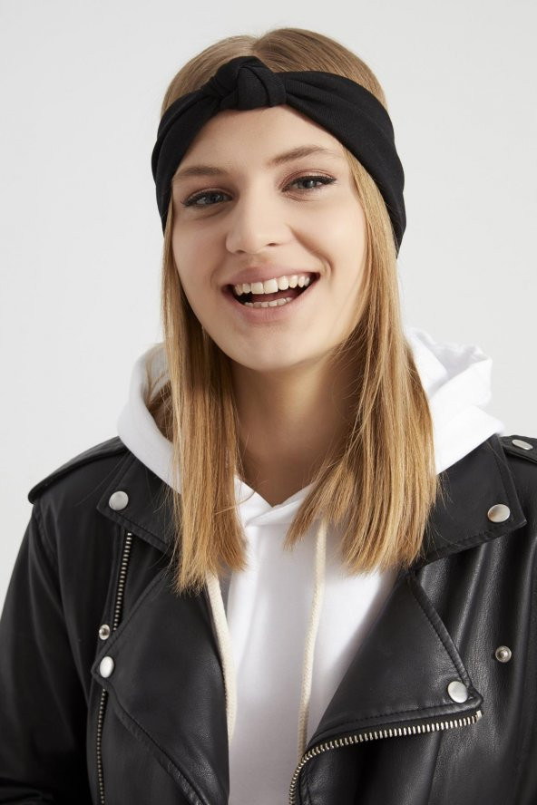 Handmade siyah new dizayn Kadın Bandana Saç Bandı, ekstra yumuşak yerli kumaş, şık rahat göz alıcı