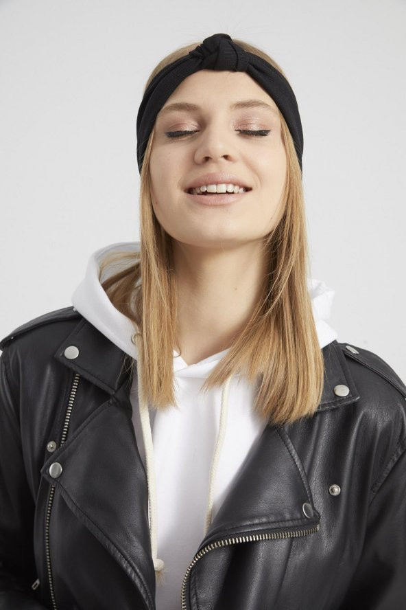 Handmade siyah new dizayn Kadın Bandana Saç Bandı, ekstra yumuşak yerli kumaş, şık rahat göz alıcı - 7