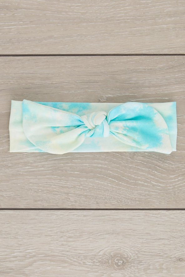 Batik El Yapımı Yumuşak Tavşan Kulak Doğal Pamuklu Penye Bebek Çocuk Kız Yeni Stil Bandana - 2