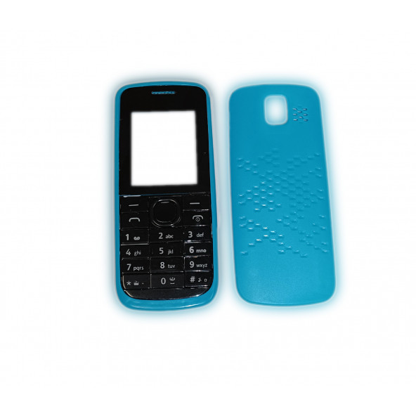 Nokia 113 Kapak Nokia 113 uyumlu Mavi Kapak ön Kapak Arka Kapak Tuş Takımı