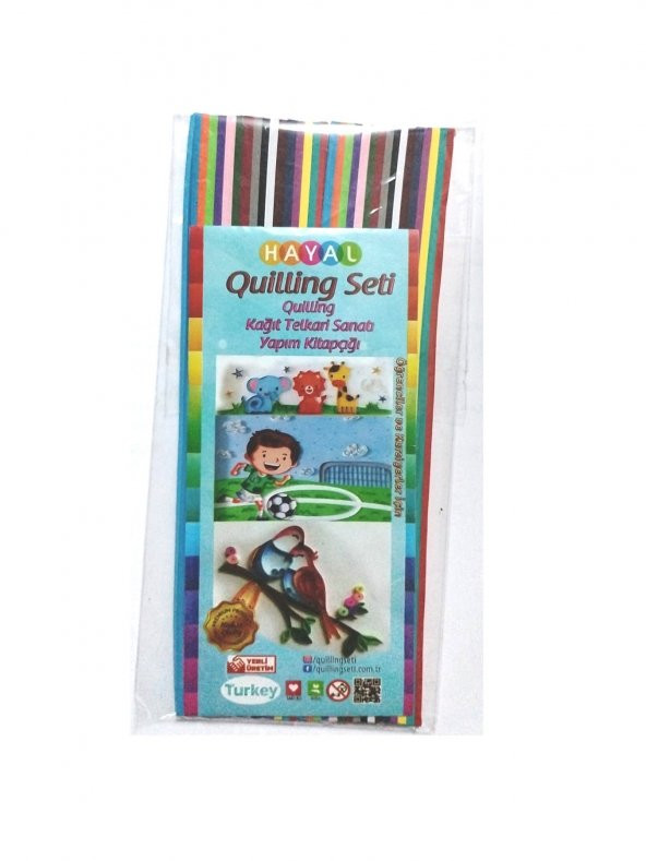 Hayal Sepeti Quilling 3mm 16 renk 400 adet - Resim 2
