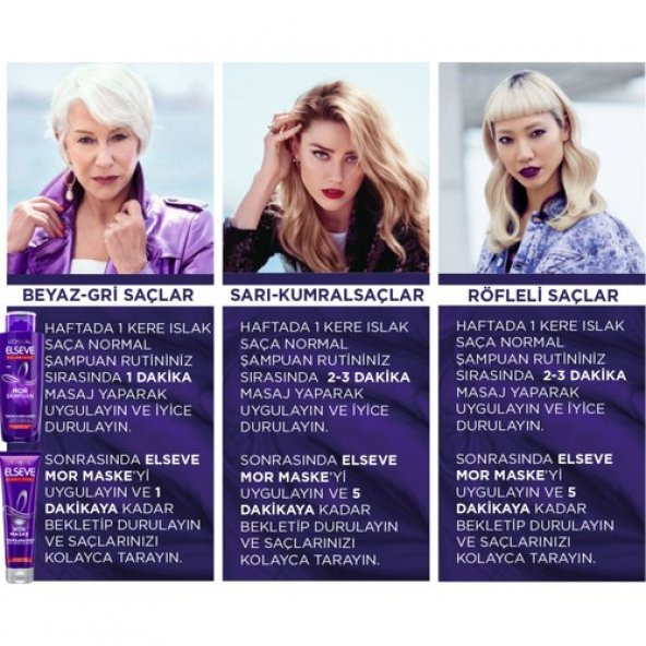 L'Oréal Paris Elseve Turunculaşma Karşıtı Mor Şampuan 200Ml - 7