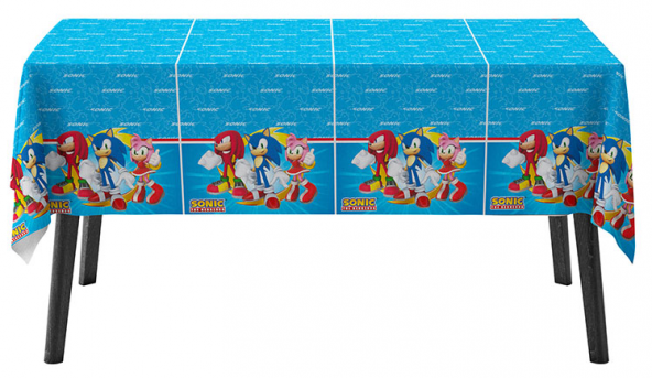 Sonic Temalı Masa Örtüsü 120x180 cm - 1