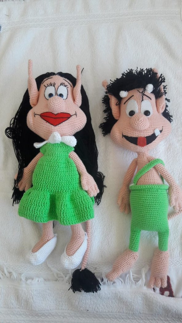 Hugo ve Hugolina Amigurumi Organik Oyuncak - 2