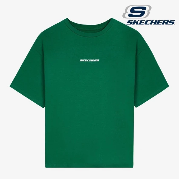 Skechers M Graphic Tee Oversize T-Shirt S232404- Erkek Tişört
