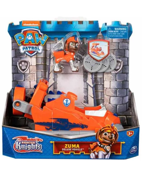 Paw Patrol Cesur Şövalyeler Görev Aracı Seti Zuma 20133701