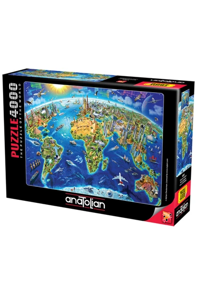 Anatolian 4000 Parçalık Puzzle - Dünyanın Simgeleri 5202