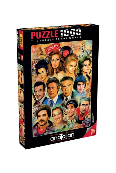 Anatolian 1000 Parçalık Puzzle - Yeşilçam Yıldızları 1155