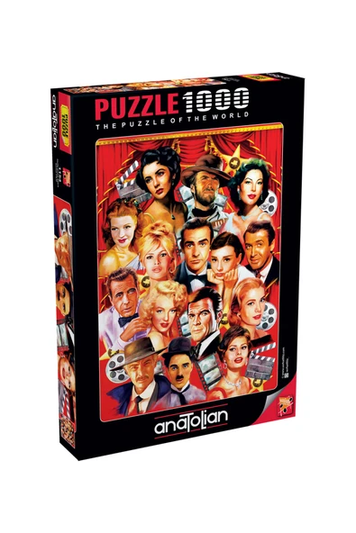 Anatolian 1000 Parçalık Puzzle - Hollywood Stars 1154