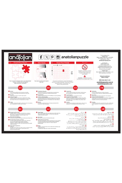 Anatolian 1000 Parçalık Puzzle - Kitap Keyfi 1151 - 6