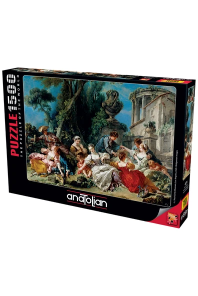 Anatolian 1500 Parçalık Puzzle - Kuş Avcıları 4576