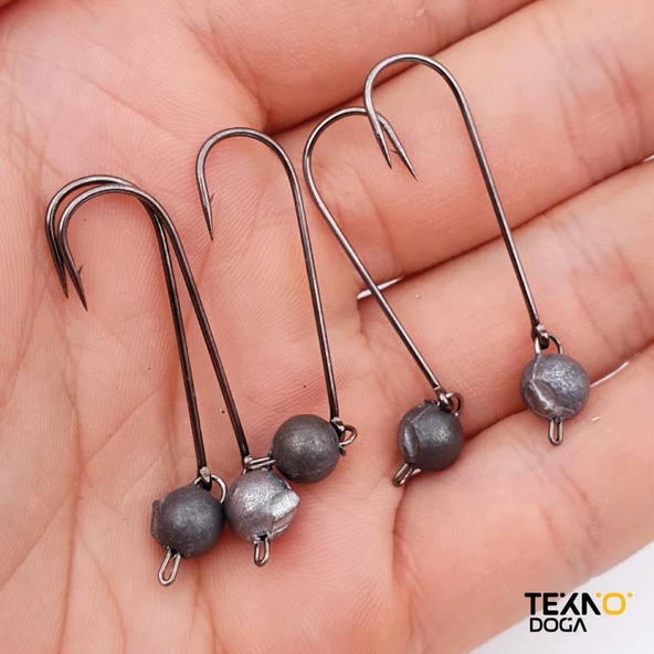 TAMSET Crazy Game Hareketli LRF Jig Head Uzun Saplı Yem Zokası - 4