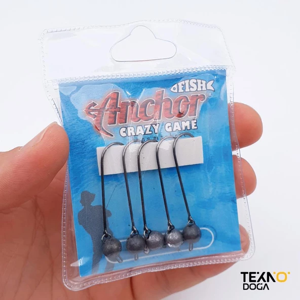 TAMSET Crazy Game Hareketli LRF Jig Head Uzun Saplı Yem Zokası - 3