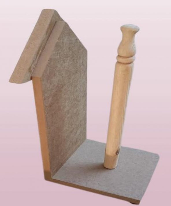 Hobi Adn 90237 Dekoratif Havluluk Ahşap MDF HAM CNC Kesim MODEL El Yapım - 4