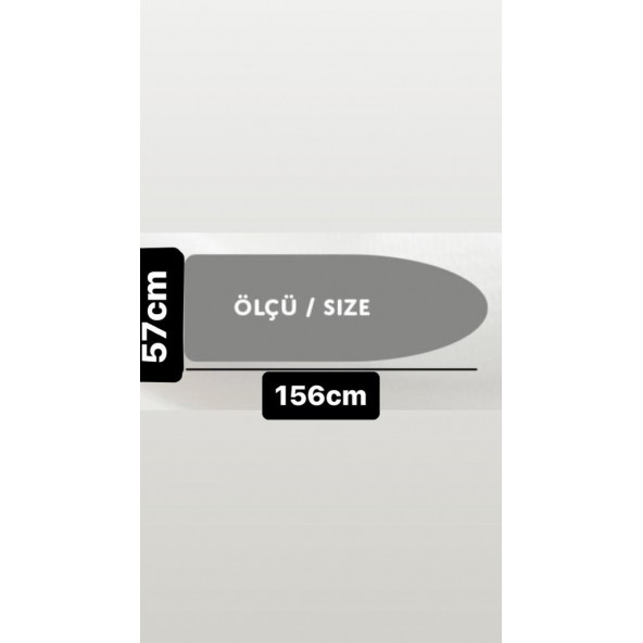 GERCELLA XXL SO EASY SLİKON PARK&GO ÜTÜ MASASI KILIFI BEZİ ÖRTÜSÜ - 4