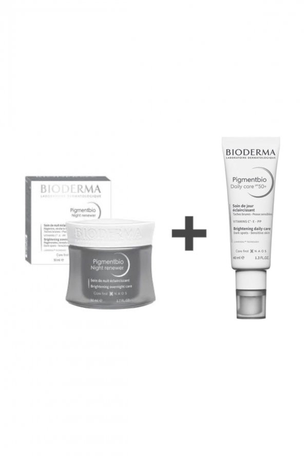 Bioderma Pigmentbio Daily Care Spf 50 + Pigmentbio Night Renewer 50ml