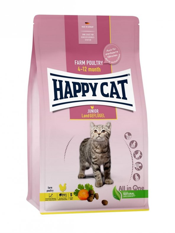 Happy Cat Junior Land Yavru Kedi Maması 4 kg