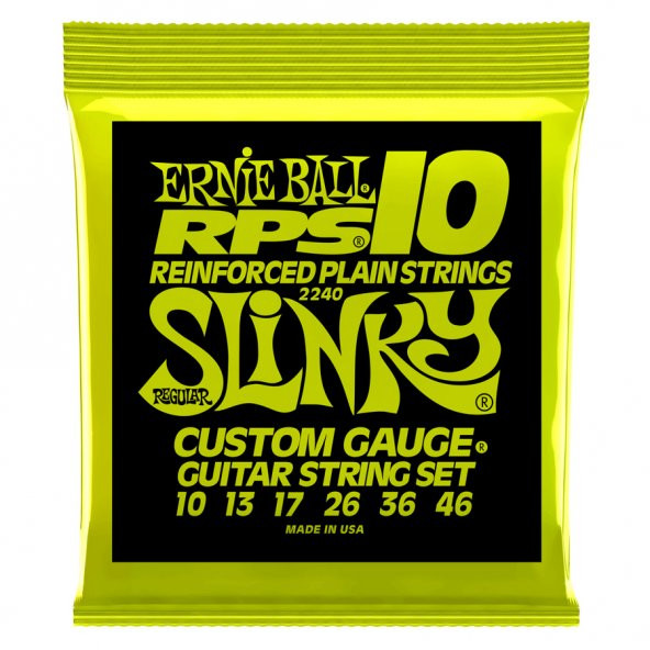 Ernie Ball P02240 (RPS-10) Slinky Nickel 10-46 Elektro Gitar Teli